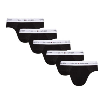 Front - Tommy Hilfiger Mens Logo Briefs (Pack of 5)