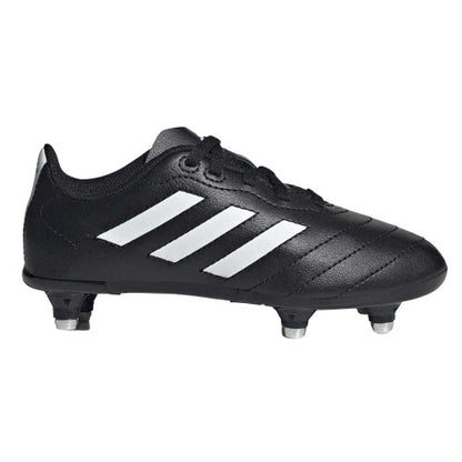 Front - Adidas Childrens/Kids Goletto VIII 3 Stripes Soft Ground Football Boots