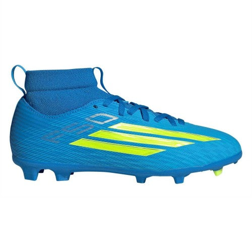Front - Adidas Childrens/Kids F50 League Print Firm Ground Football Boots