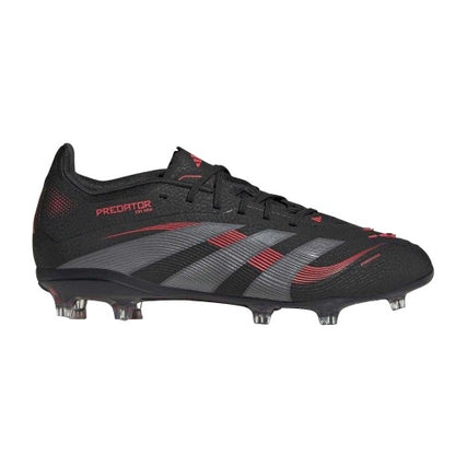 Front - Adidas Childrens/Kids Predator Elite Firm Ground Football Boots