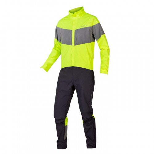 Front - Endura Mens Luminite Funnel Neck Tracksuit Set