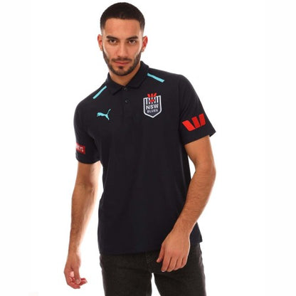 Front - Puma Mens NSW Blues Polo Shirt