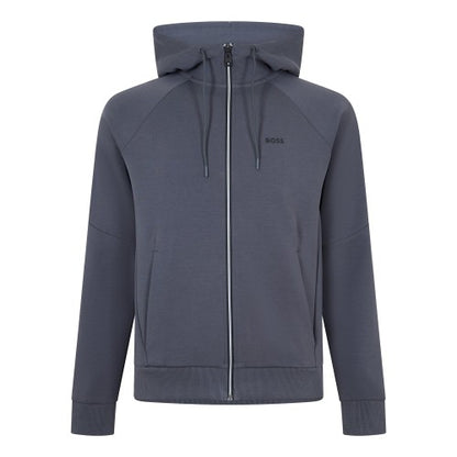 Front - Boss Mens Raglan Full Zip Hoodie