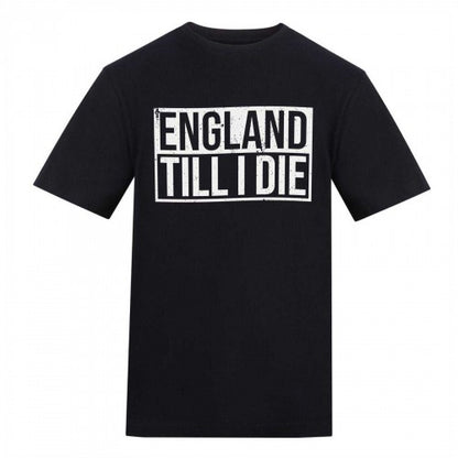 Front - AWD Unisex Adult England Till I Die Jersey Knit T-Shirt