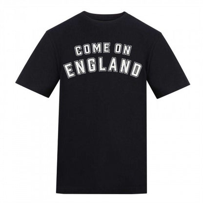 Front - England Unisex Adult England World Cup Graphic Print Cotton Blend T-Shirt