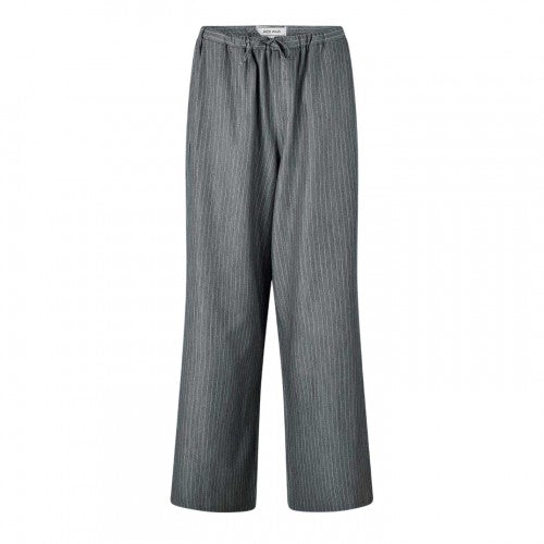 Front - Jack Wills Womens/Ladies Pinstripe Wide Leg Chinos