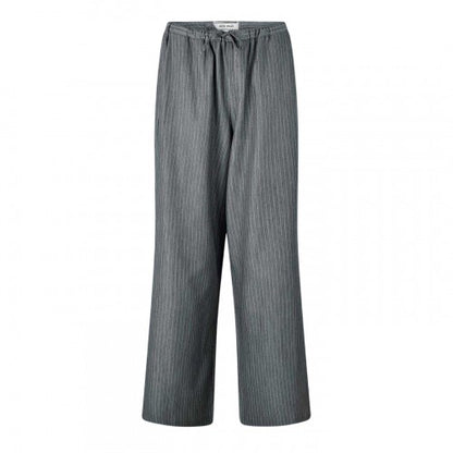 Front - Jack Wills Womens/Ladies Pinstripe Wide Leg Chinos