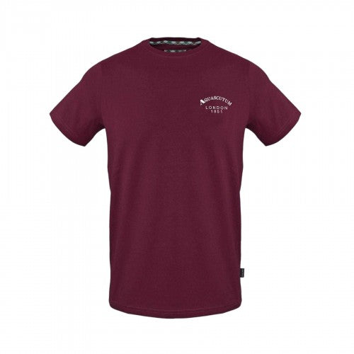 Front - Aquascutum Mens London 1851 Cotton Blend T-Shirt