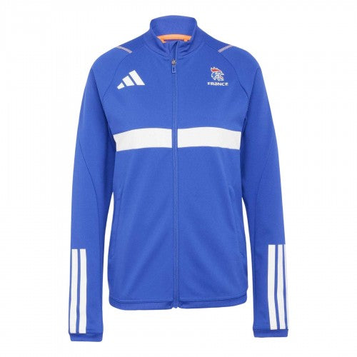 Front - Adidas Womens/Ladies Performance France Track Jacket