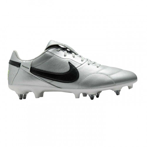 Front - Nike Unisex Adult Premier Leather Folded Tongue Soft Ground Football Boots