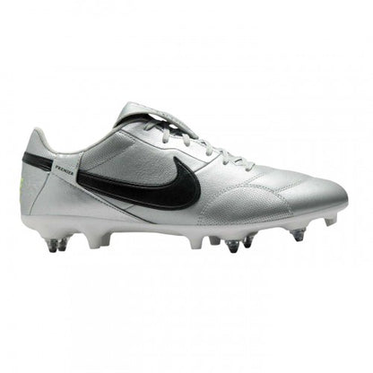 Front - Nike Unisex Adult Premier Leather Folded Tongue Soft Ground Football Boots