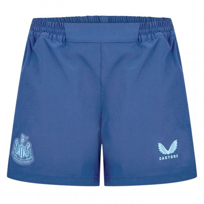 Front - Castore Womens/Ladies Travshor Newcastle United FC Shorts