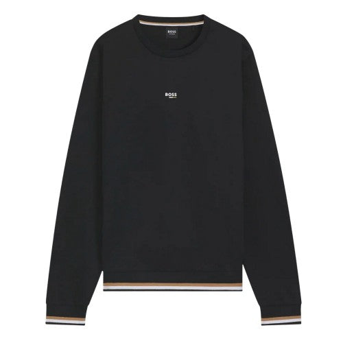 Front - Boss Mens Logo Crew Neck Sweatshirt