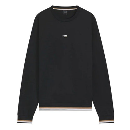 Front - Boss Mens Logo Crew Neck Sweatshirt