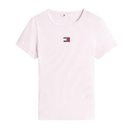 Front - Tommy Jeans Womens/Ladies Small Logo T-Shirt