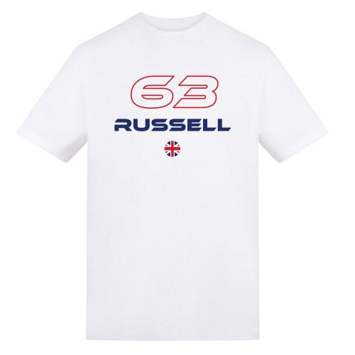 Front - AWD Unisex Adult Russell Mercedes F1 T-Shirt