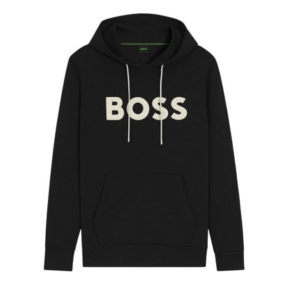 Front - Hugo Mens Raised Logo Hoodie