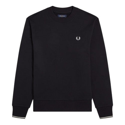Front - Fred Perry Mens Embroidered Logo Sweatshirt