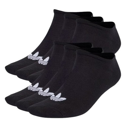 Front - Adidas Childrens/Kids Trefoil Liner Socks (Pack of 6)