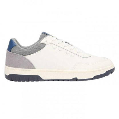 Front - Tommy Hilfiger Mens Leather Low Basketball Trainers