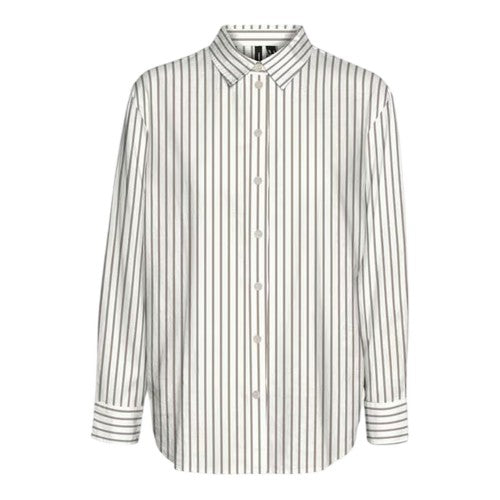 Front - Vero Moda Womens/Ladies Striped Long-Sleeved Shirt