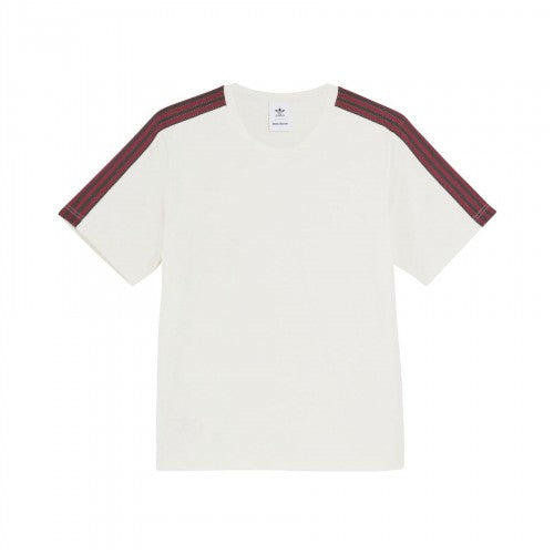 Front - Off White Womens/Ladies Regular Crop T-Shirt