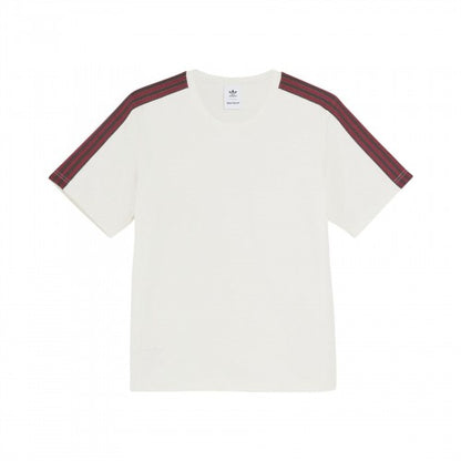 Front - Off White Womens/Ladies Regular Crop T-Shirt