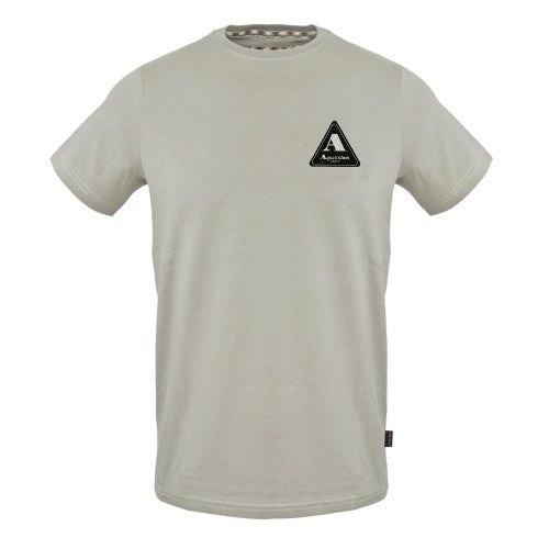 Front - Aquascutum Mens Triangle Logo T-Shirt
