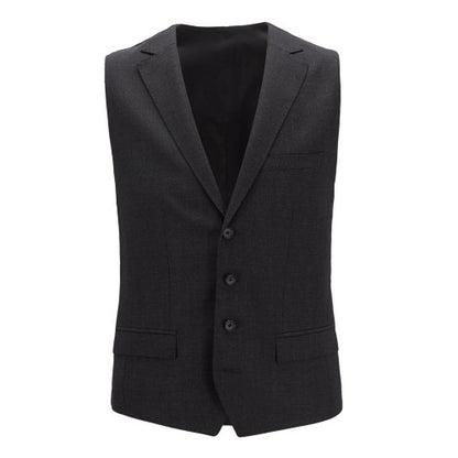 Front - Boss Mens Novan6 Waistcoat