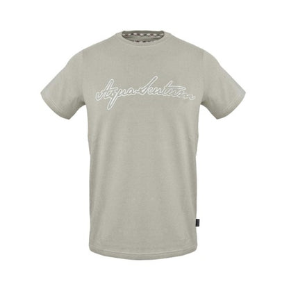 Front - Aquascutum Mens Logo Jersey Cotton T-Shirt