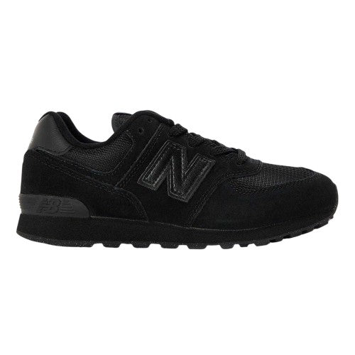 Front - New Balance Childrens/Kids 574 Suede Trainers
