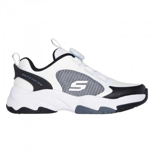 Front - Skechers Childrens/Kids Retrotech Contrast Trainers