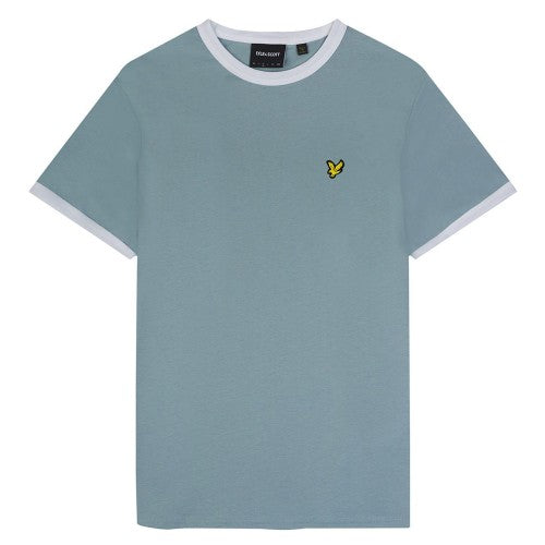 Front - Lyle & Scott Mens Ringer T-Shirt