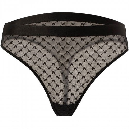Front - Wolf Womens/Ladies Monogram Thong
