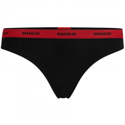 Front - Hugo Womens/Ladies Mid Rise Regular Thong