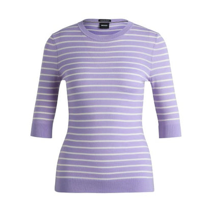 Front - Boss Womens/Ladies Faleenas1 Striped Sweater Top