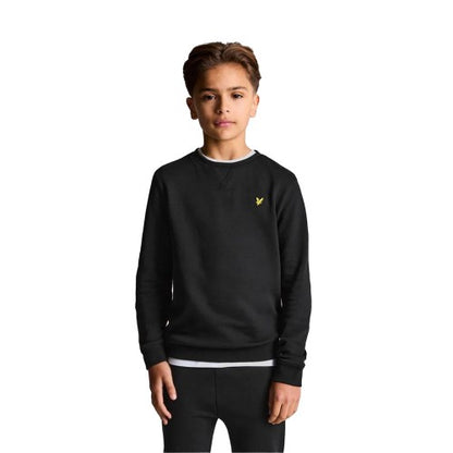 Front - Lyle & Scott Childrens/Kids Cotton Crew Neck Sweatshirt