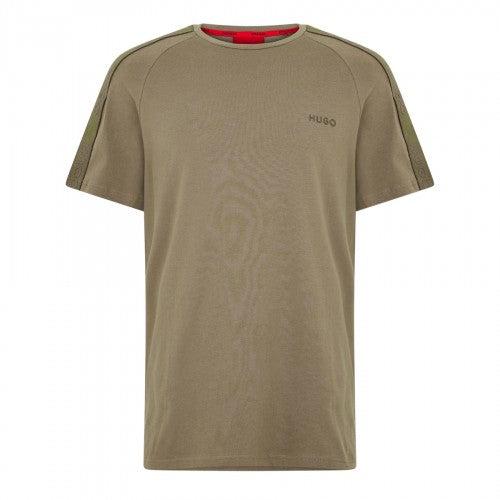 Front - Hugo Mens Logo Taped T-Shirt