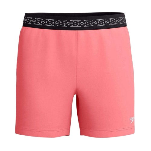 Front - Speedo Mens Hyperboom Banded Swim Shorts