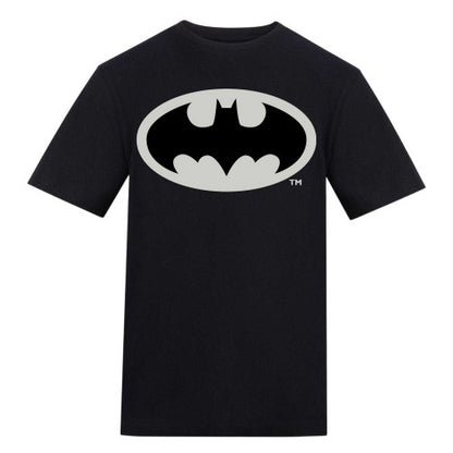 Front - Batman Unisex Adult Logo T-Shirt