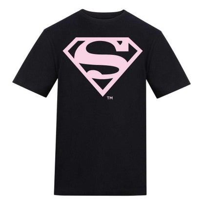 Front - Superman Unisex Adult Logo T-Shirt