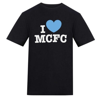 Front - AWD Mens Carabao Cup I Love MCFC T-Shirt