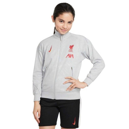 Front - Nike Childrens/Kids 2024/2025 Strike Third Liverpool FC Anthem Jacket