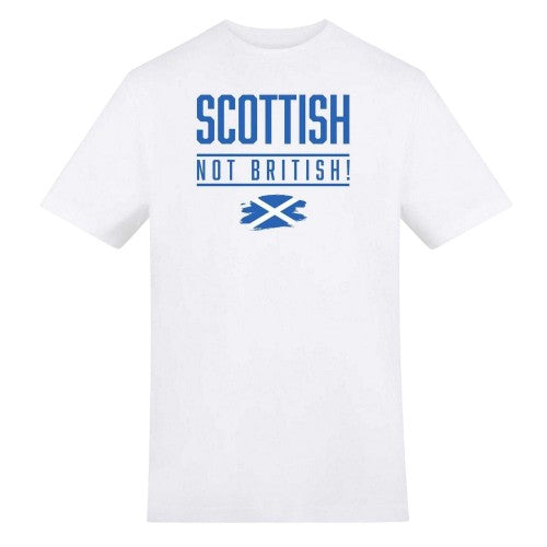 Front - AWD Unisex Adult Not British! Scotland T-Shirt