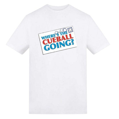 Front - AWD Unisex Adult Where´s The Cueball Going? T-Shirt