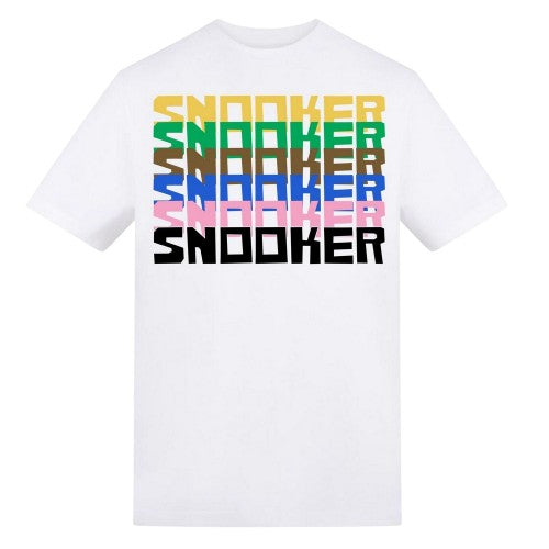 Front - AWD Unisex Adult Printed Snooker T-Shirt