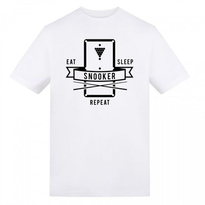 Front - AWD Unisex Adult Printed Snooker T-Shirt