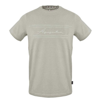 Front - Aquascutum Unisex Adult Logo Regular T-Shirt