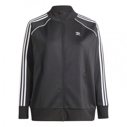 Front - Adidas Womens/Ladies 3 Stripes Track Jacket