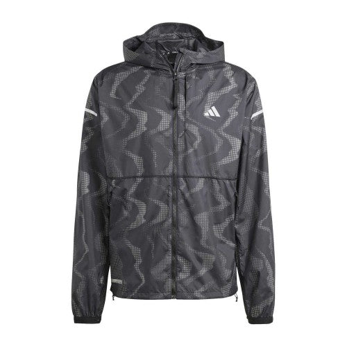 Front - Adidas Mens Ultimate WIND RDY Running Jacket